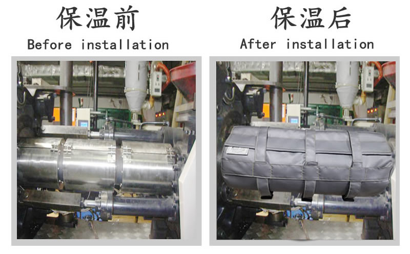 江蘇某玩具廠 注塑機(jī)炮筒保溫套項目案例